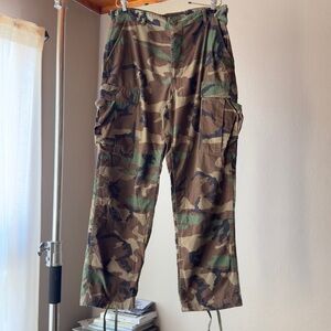 Vintage Military M81 Woodland Camouflage BDU trousers